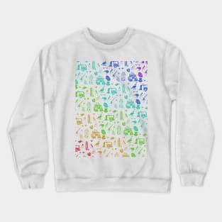 NZ pattern Crewneck Sweatshirt